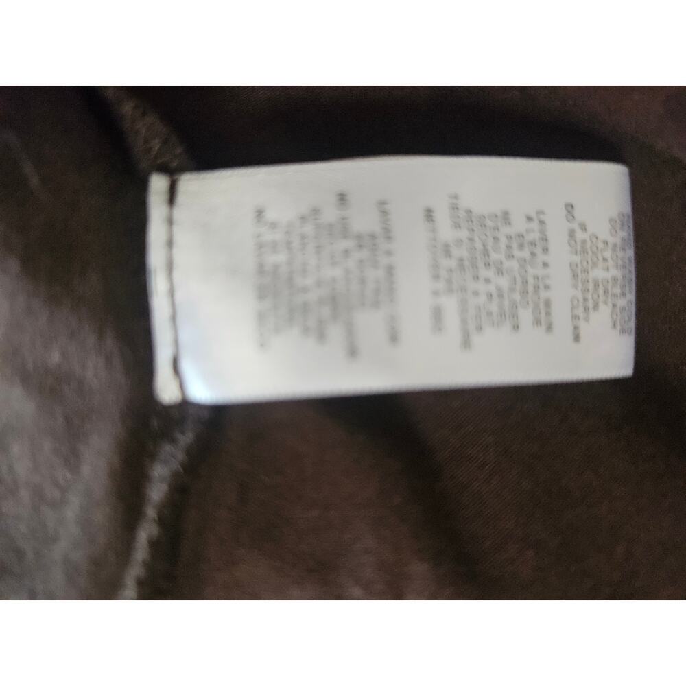 Michael Kors Brown Gold Sequin Top Sz XL Sleeveless Flowy - Picture 7 of 7